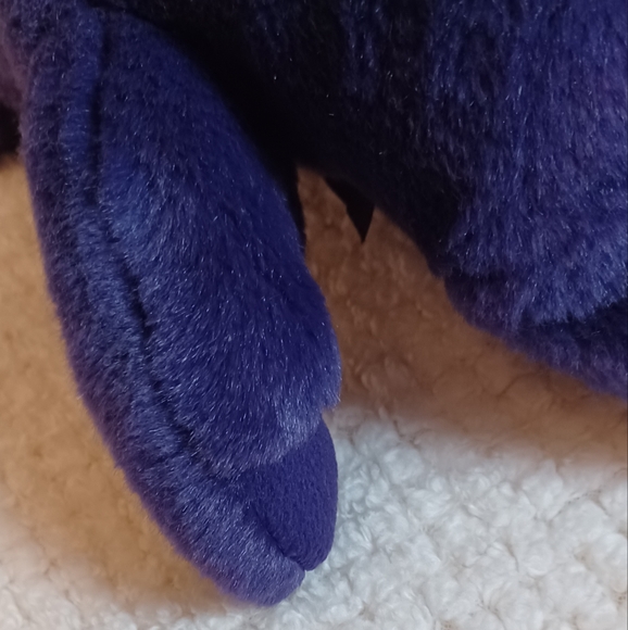 Ty Beanie Baby Princess Diana Bear 1997 rare purple retired white rose teddy - Picture 12 of 14